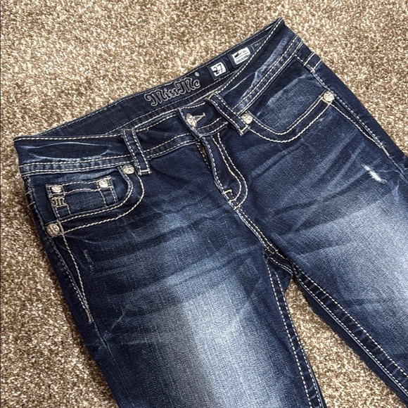 Miss Me Women's Blue Jeans - Picture 2 of 6